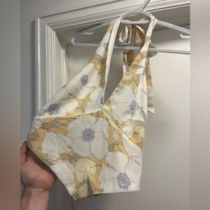 Abercrombie + Fitch Halter Floral Top - Size Small - Worn Once